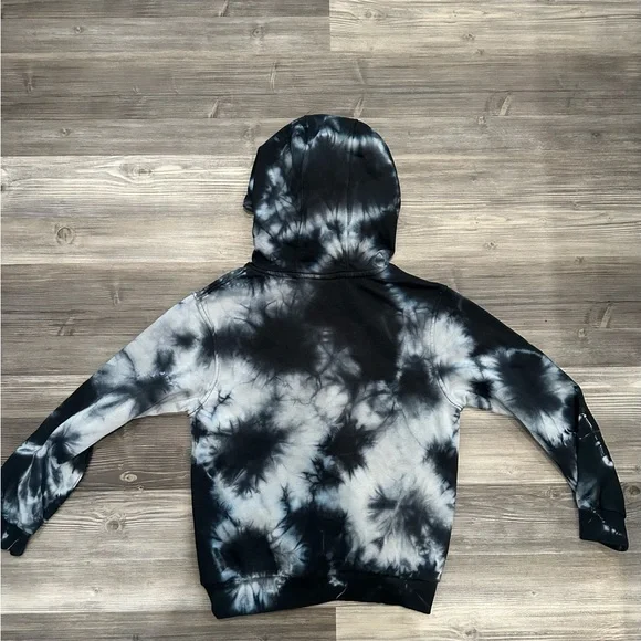 Nike Blue and Grey Tie-Dye Hoodie Size Youth M - Picture 4 of 4